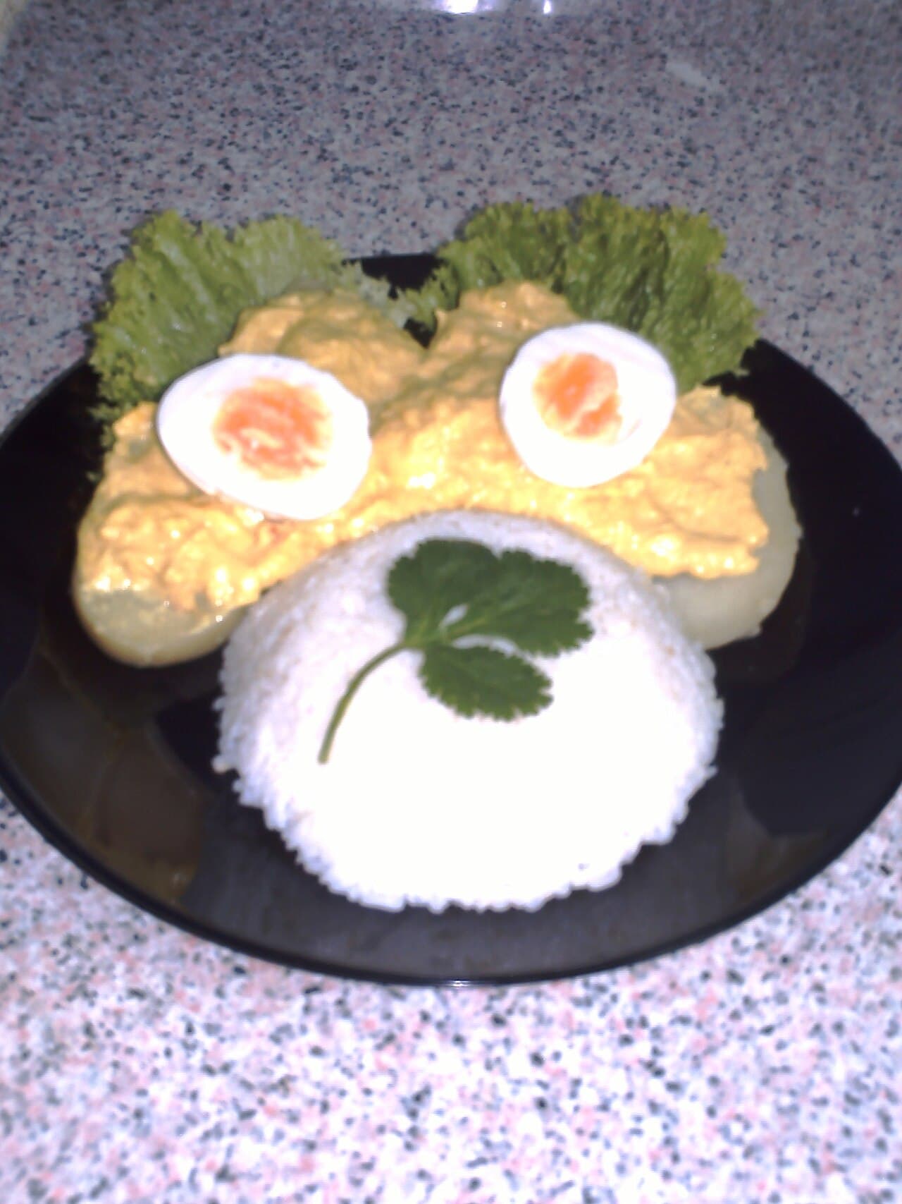 Source photograph of Ají de gallina