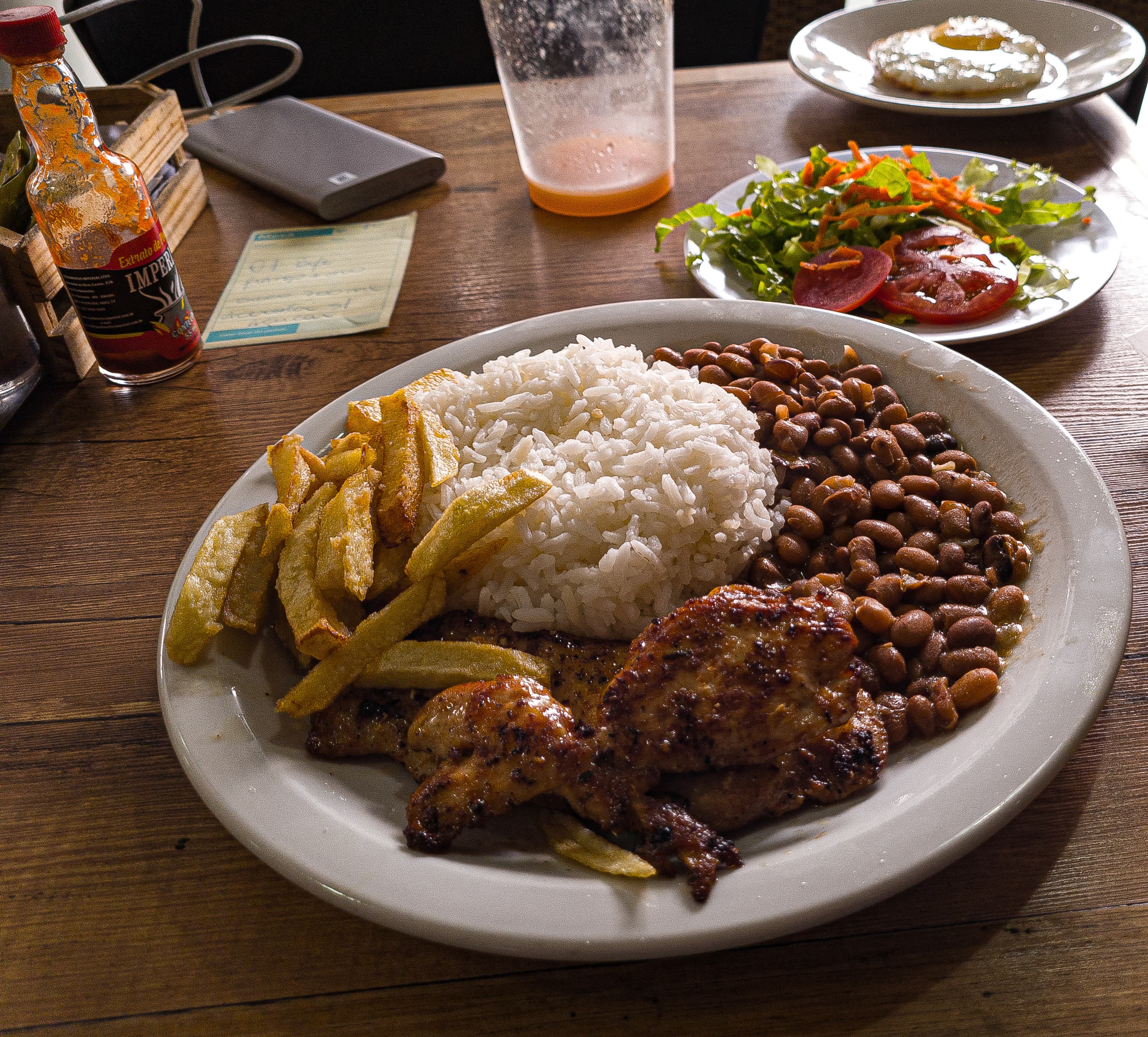 Source photograph of Arroz e feijão