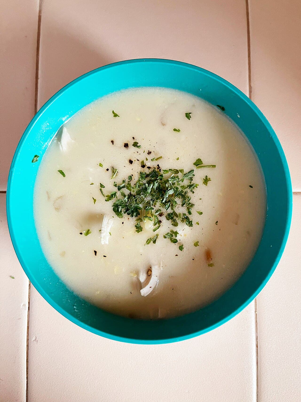 Source photograph of Avgolemono