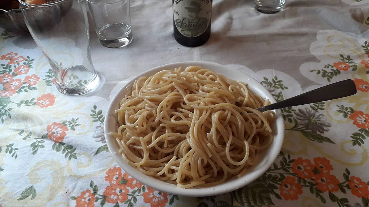 Cacio e pepe from Italy