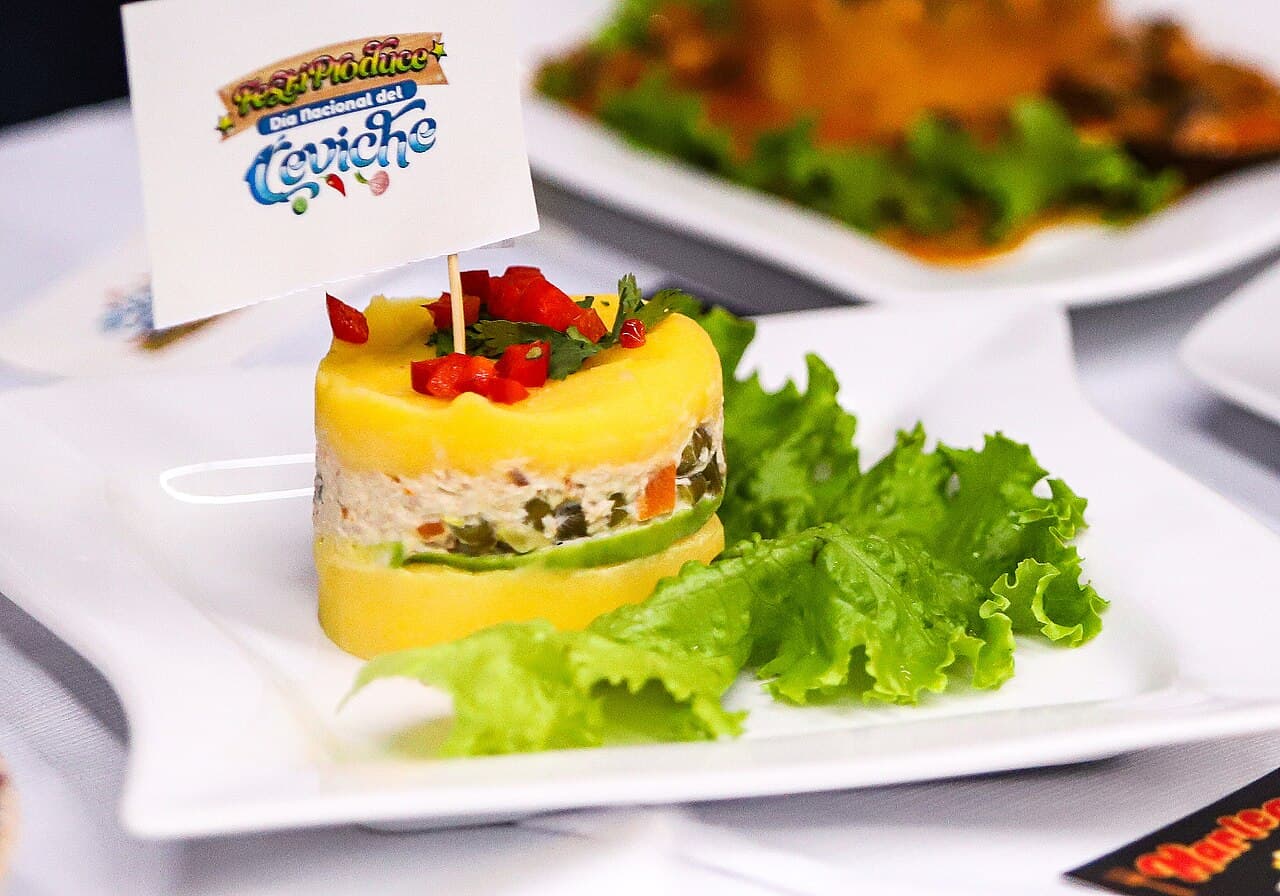 Source photograph of Causa limeña