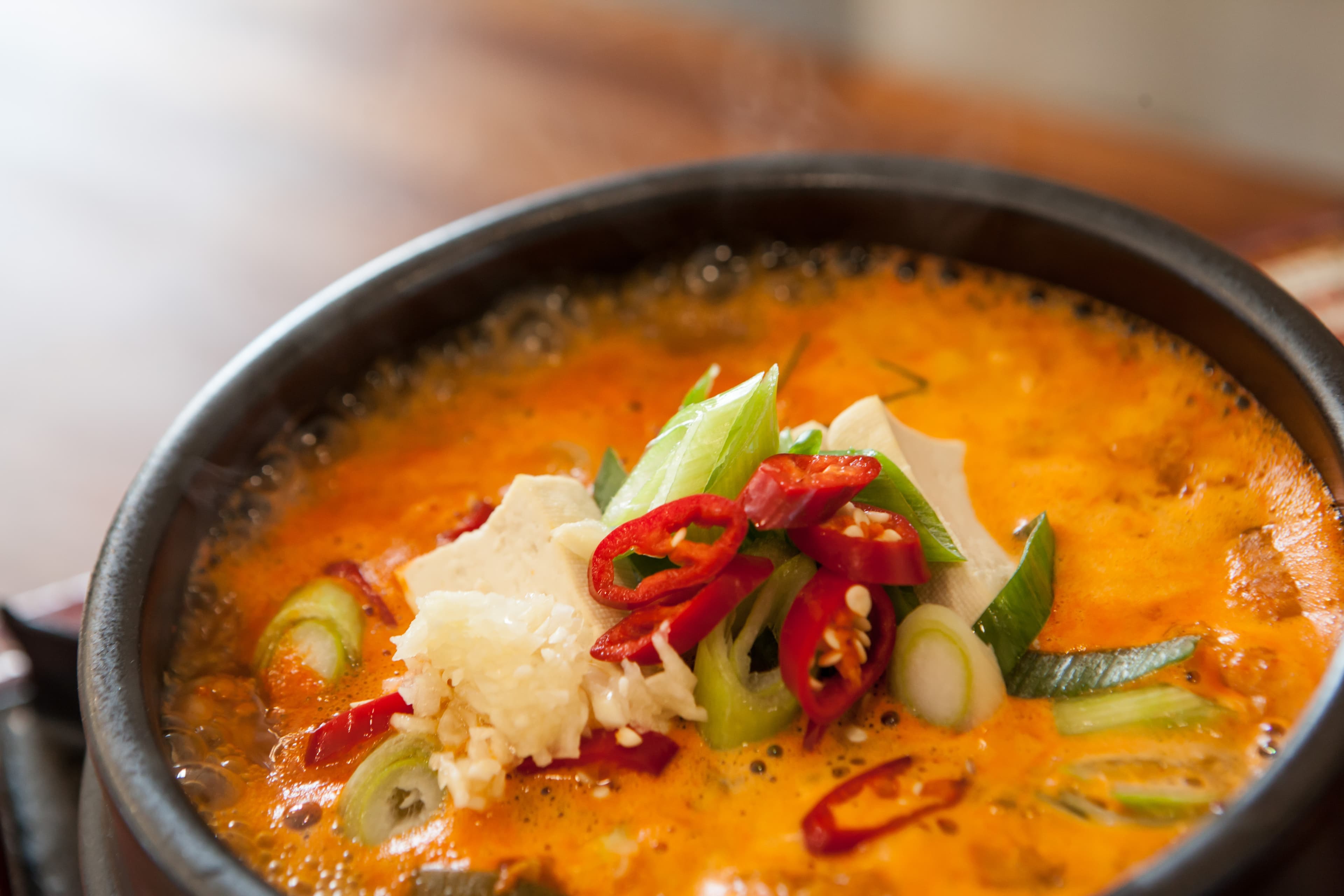 Source photograph of Doenjang jjigae