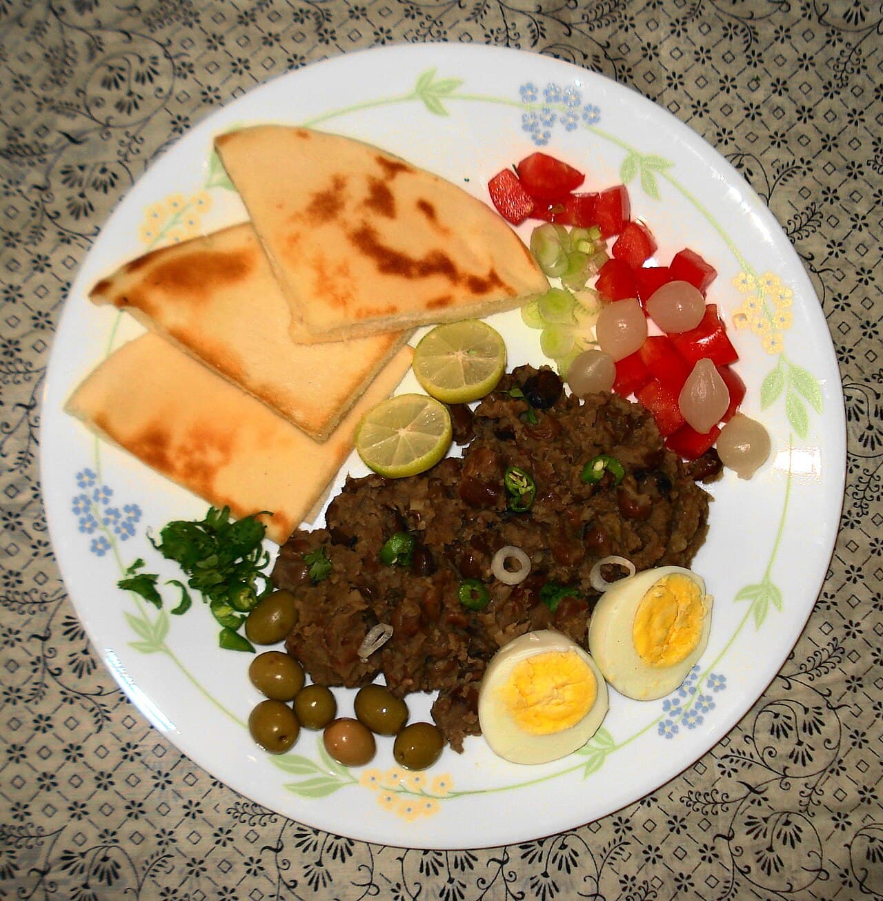 Source photograph of Ful medames