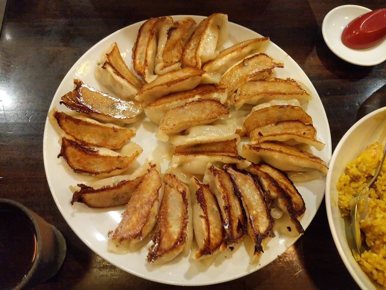Source photograph of Gyoza