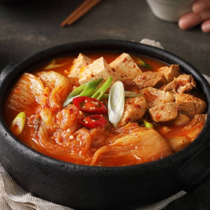 Source photograph of Kimchi jjigae