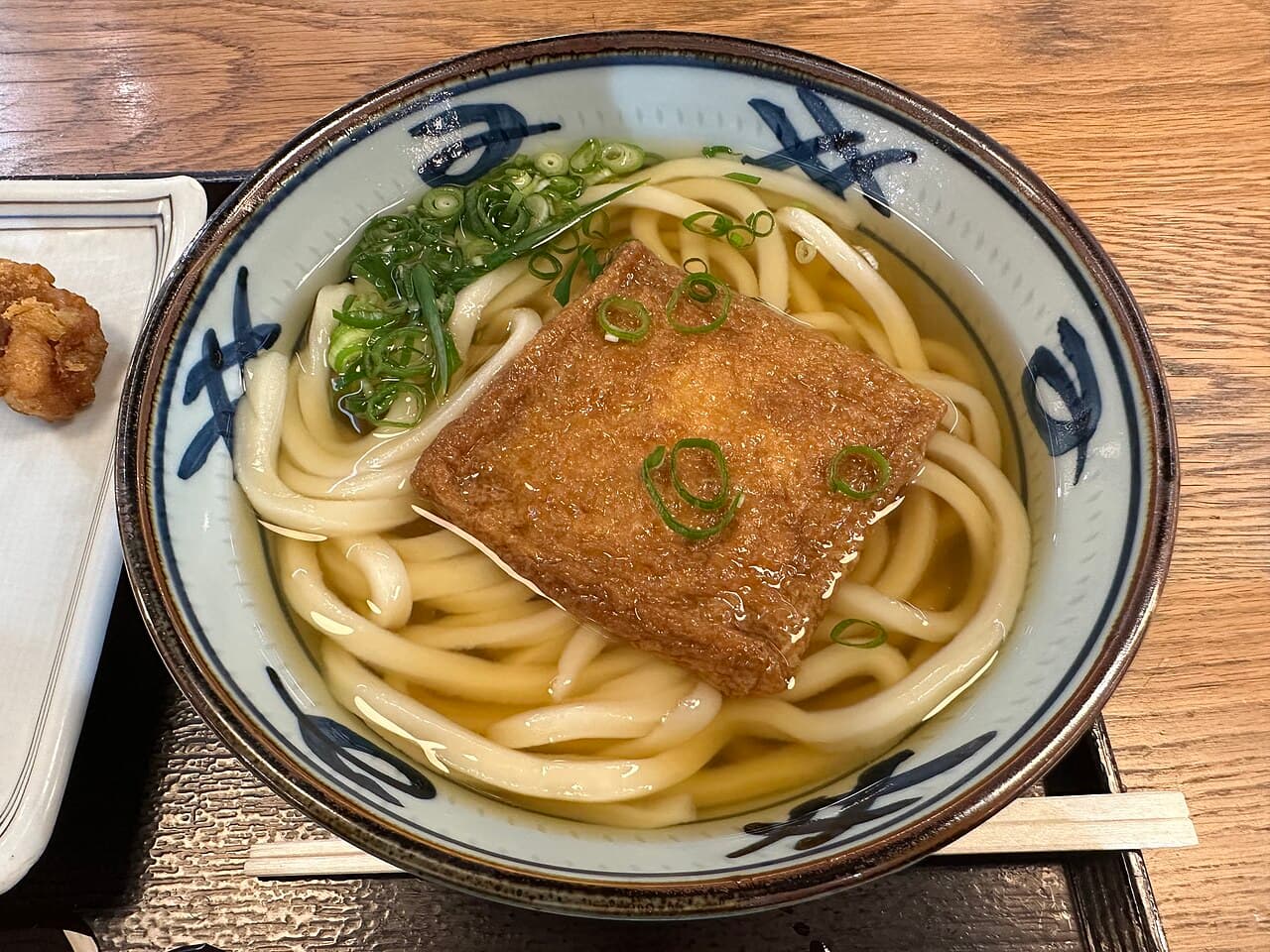 Source photograph of Kitsune udon