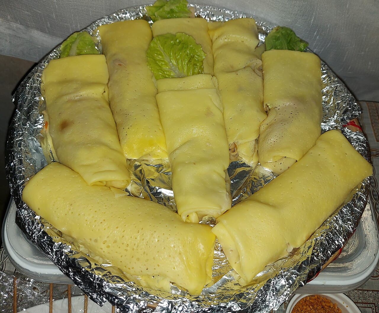Source photograph of Lumpia