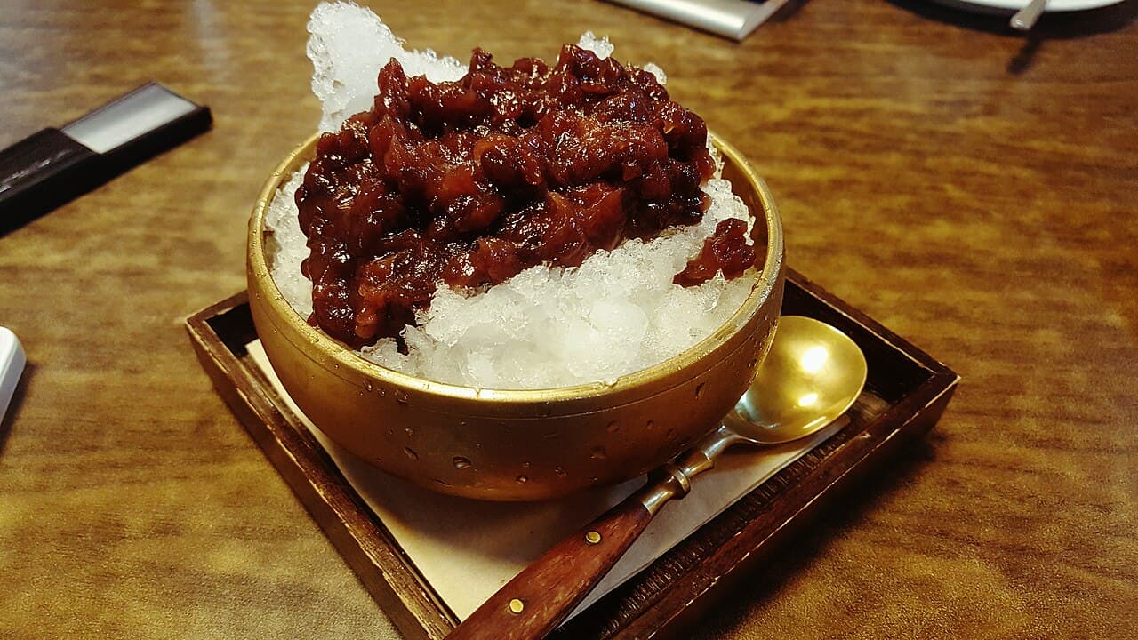 Source photograph of Patbingsu