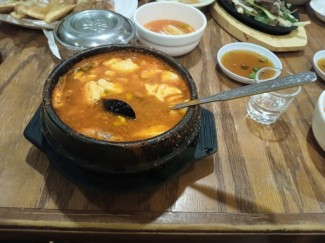 Source photograph of Sundubu jjigae