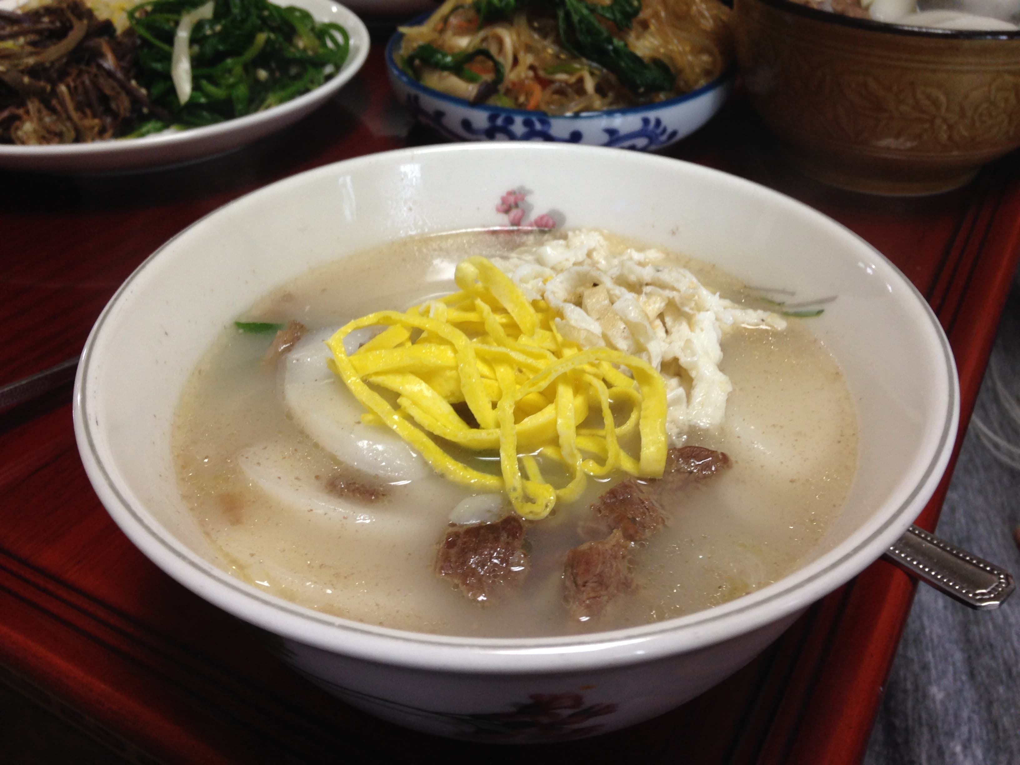 Source photograph of Tteokguk