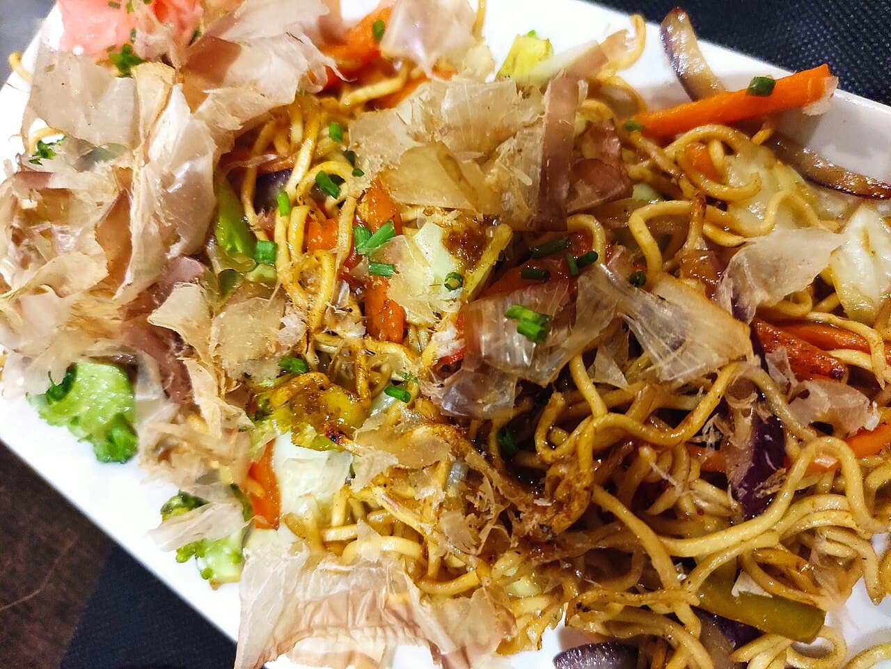 Source photograph of Yakisoba