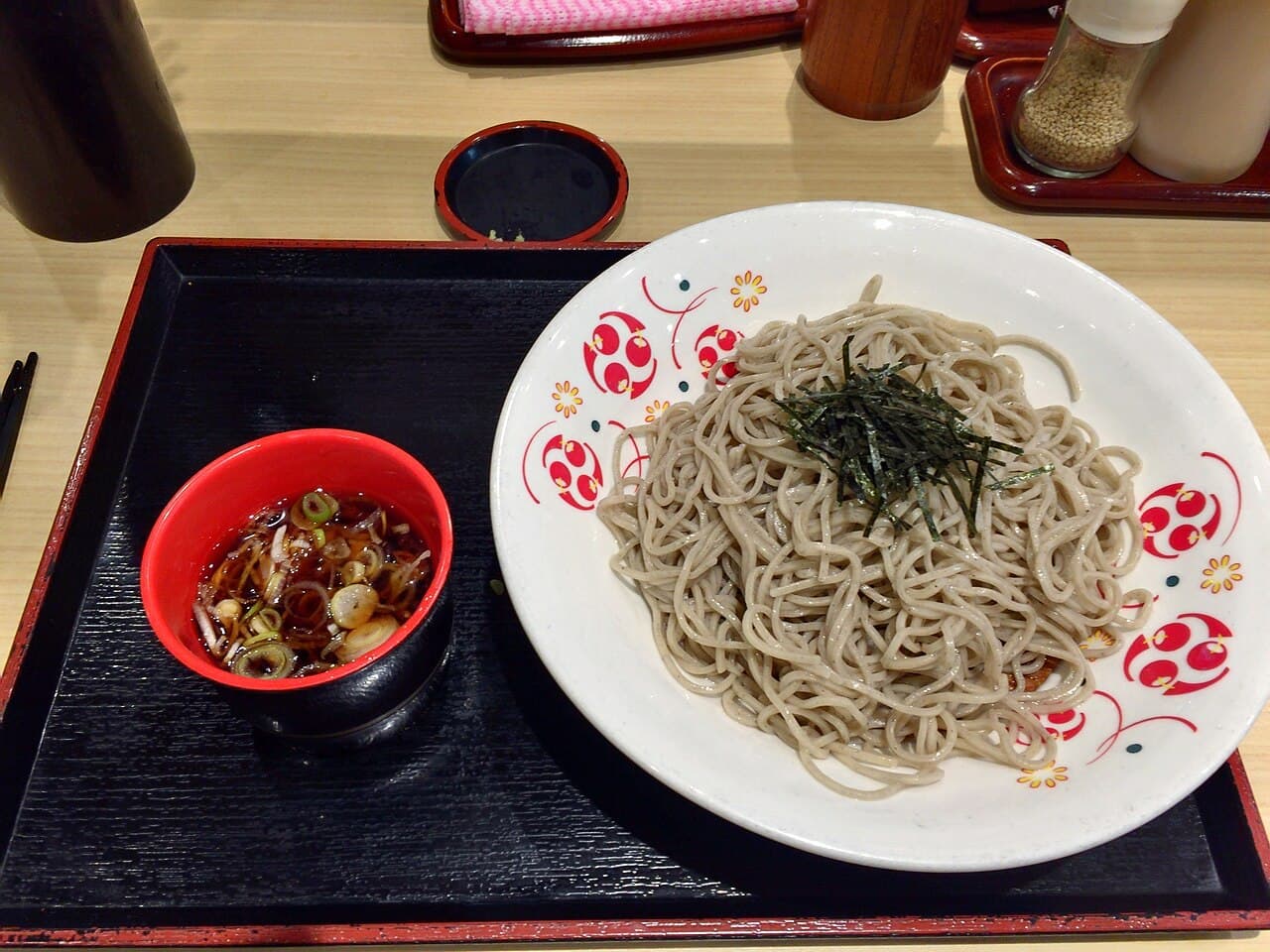 Source photograph of Zaru soba