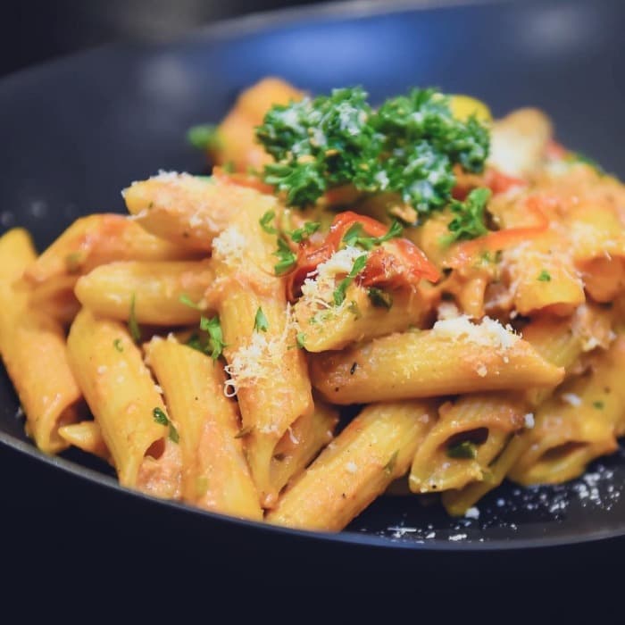 Source photograph of Spicy Arrabiata Penne