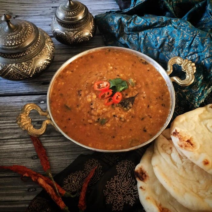 Source photograph of Dal fry