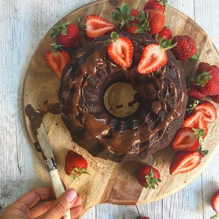 Source photograph of Vegan Chocolate Cake