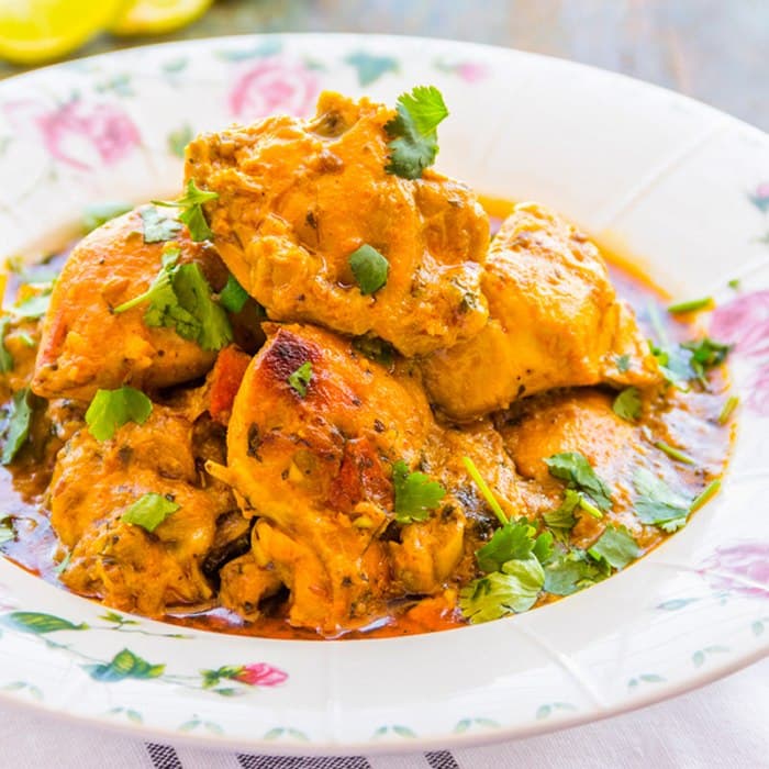 Source photograph of Chicken Handi