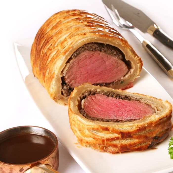 Source photograph of Beef Wellington