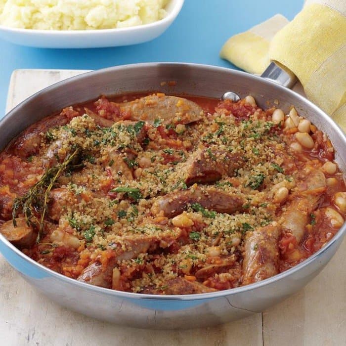 Source photograph of Pork Cassoulet