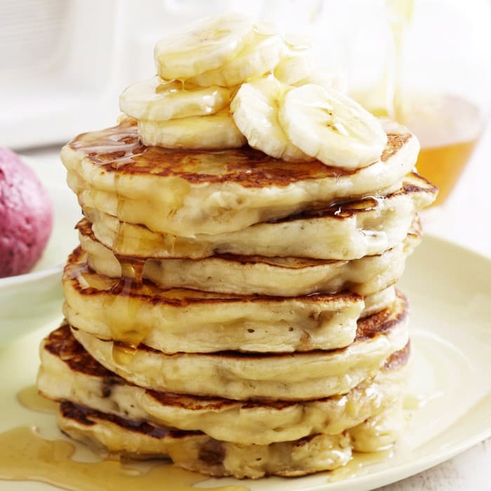 Source photograph of Banana Pancakes