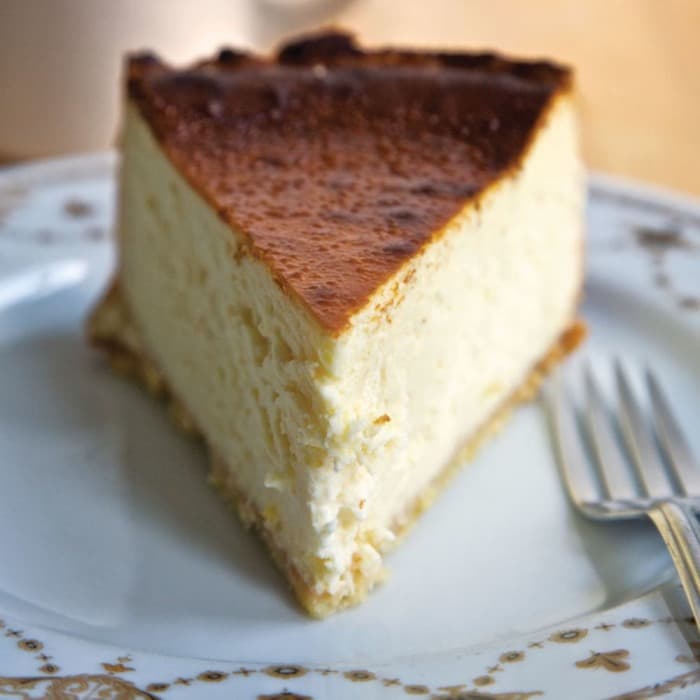 Source photograph of New York cheesecake