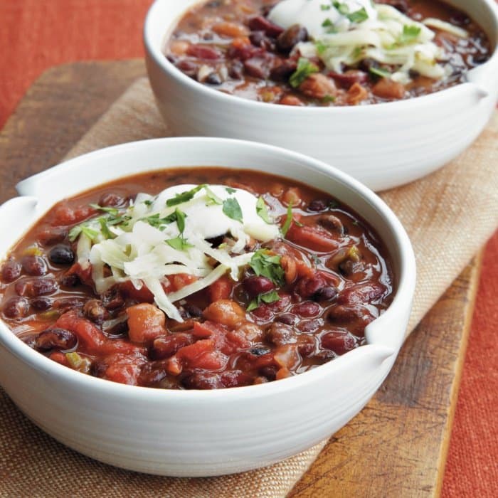 Source photograph of Vegetarian Chilli