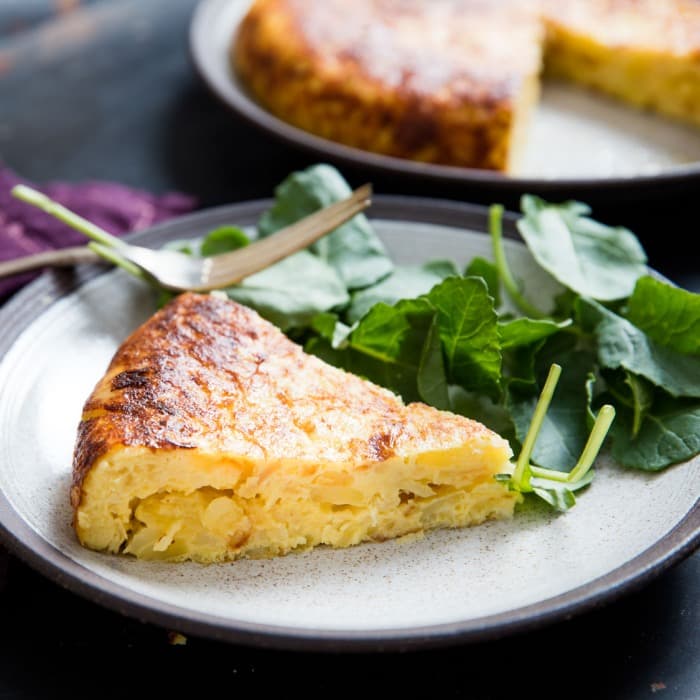 Source photograph of Spanish Tortilla