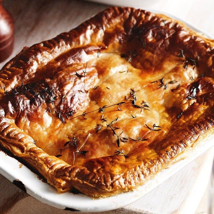Source photograph of Steak and Kidney Pie