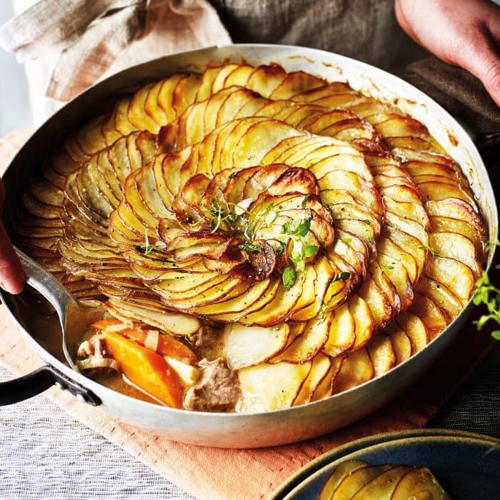 Source photograph of Lancashire hotpot