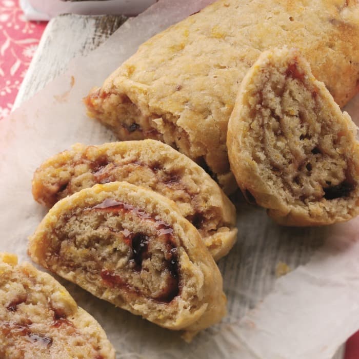 Source photograph of Jam Roly-Poly