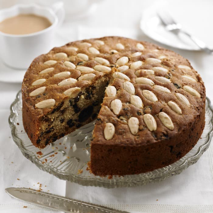 Source photograph of Dundee cake
