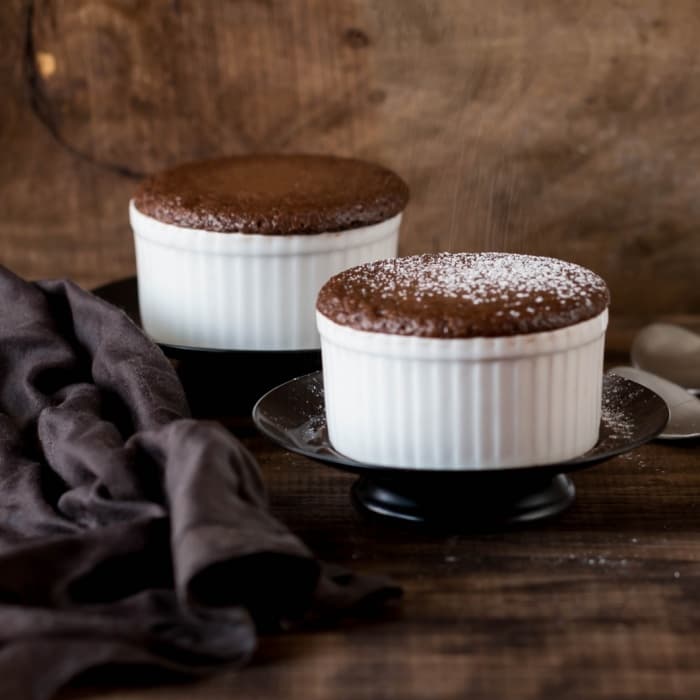 Source photograph of Chocolate Souffle
