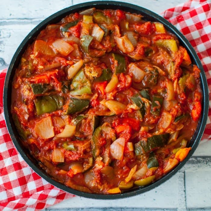Source photograph of Ratatouille