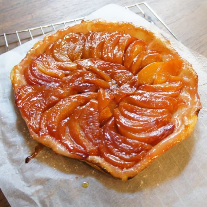 Source photograph of Tarte Tatin