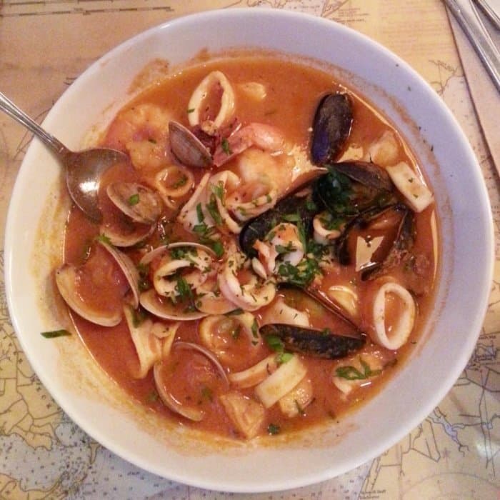 Source photograph of Fish Stew with Rouille