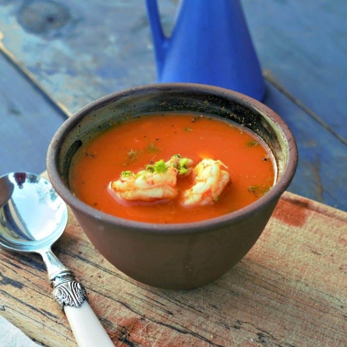 Source photograph of Prawn & Fennel Bisque