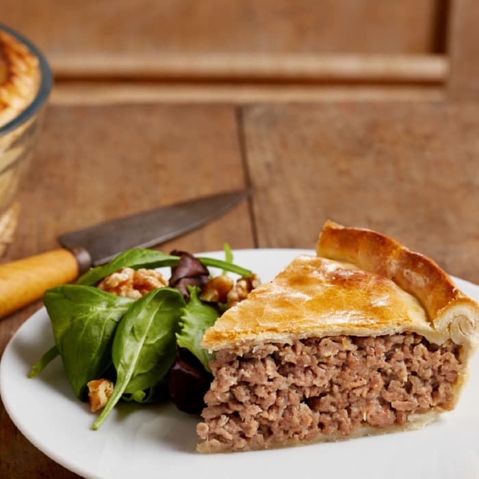 Source photograph of Tourtiere