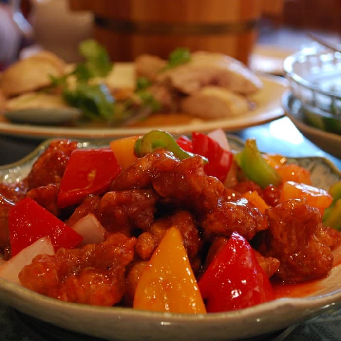 Source photograph of Sweet and Sour Pork