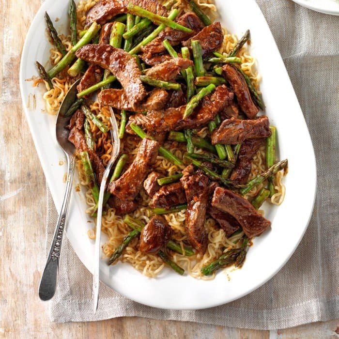 Source photograph of Beef Lo Mein