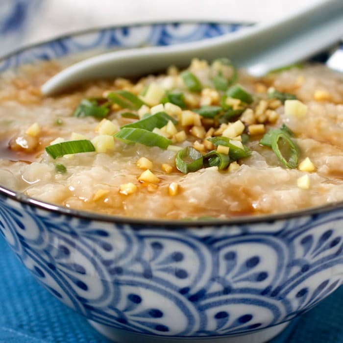 Source photograph of Chicken Congee