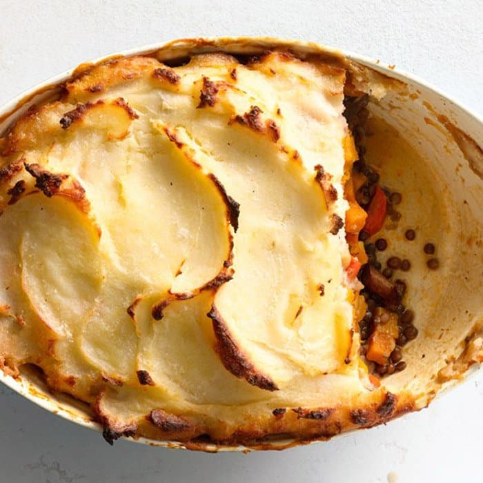 Source photograph of Vegetable Shepherds Pie