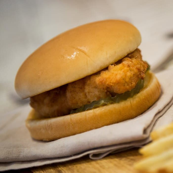 Source photograph of Chick-Fil-A Sandwich