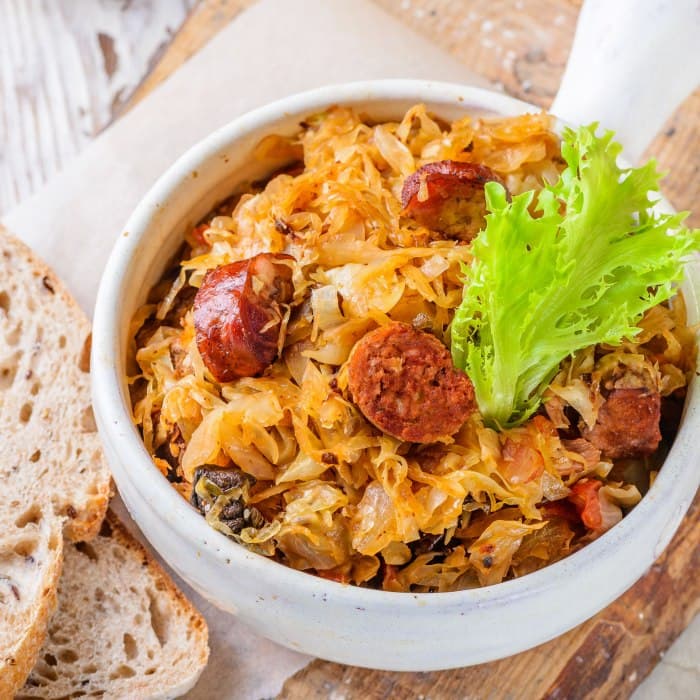 Source photograph of Bigos (Hunters Stew)