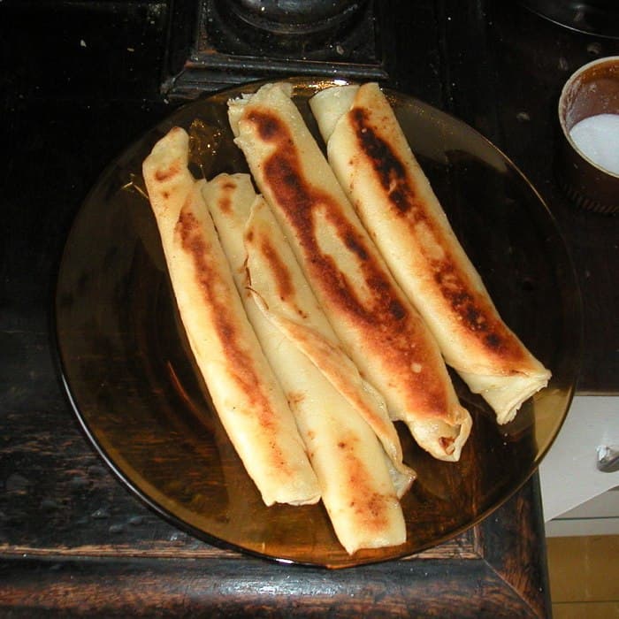 Source photograph of Polskie Nalesniki (Polish Pancakes)