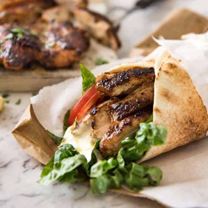Source photograph of Shawarma