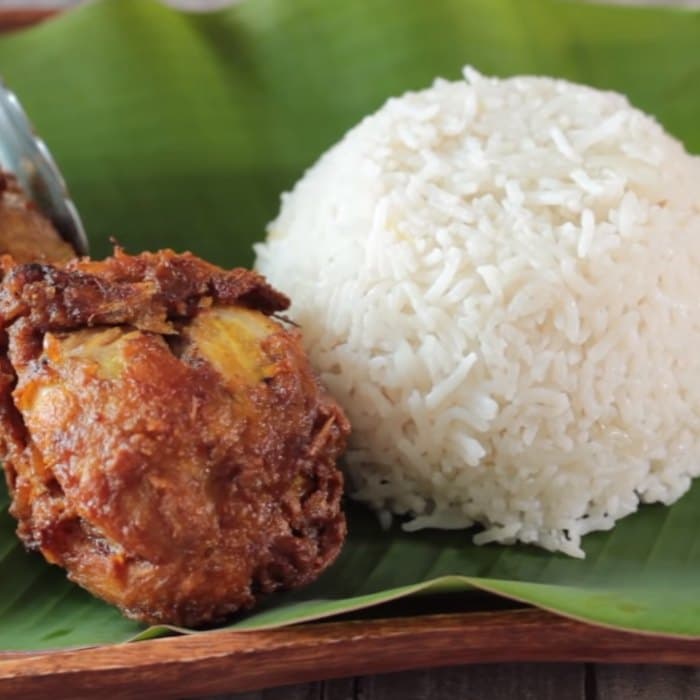 Source photograph of Nasi lemak
