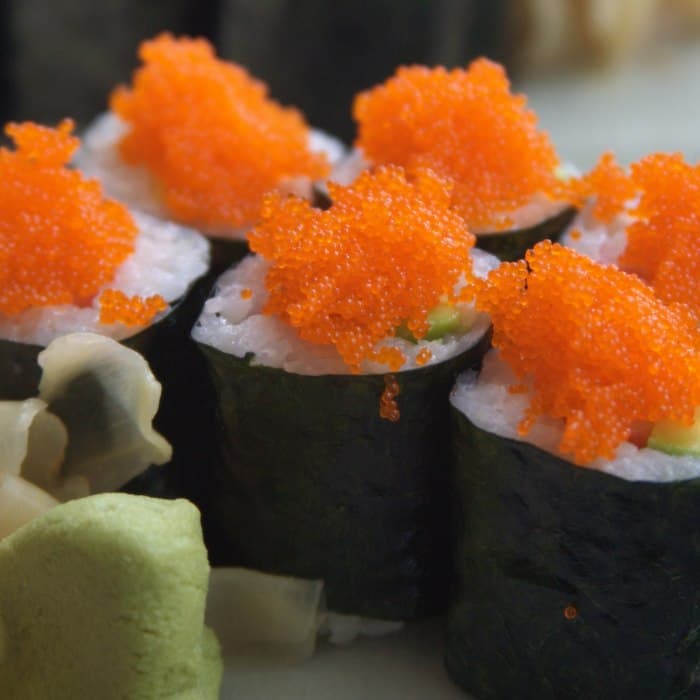 Source photograph of Sushi. Not official I Want Some Food pixel artwork.