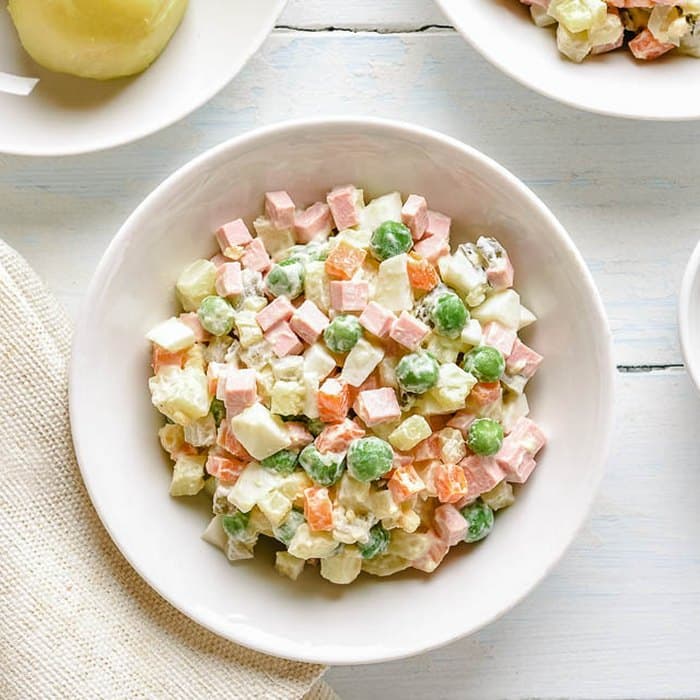 Source photograph of Potato Salad (Olivier Salad)