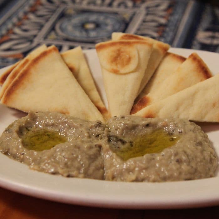 Source photograph of Baba Ghanoush