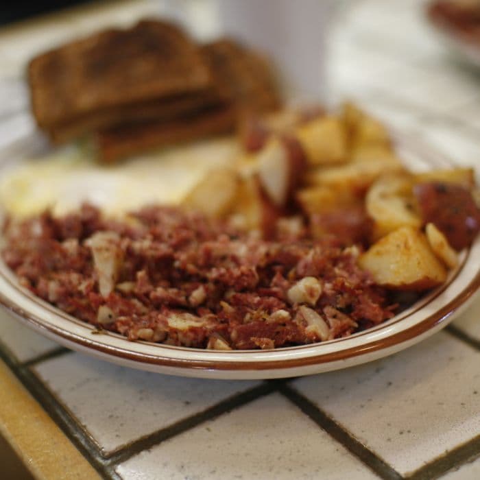 Source photograph of Corned Beef Hash