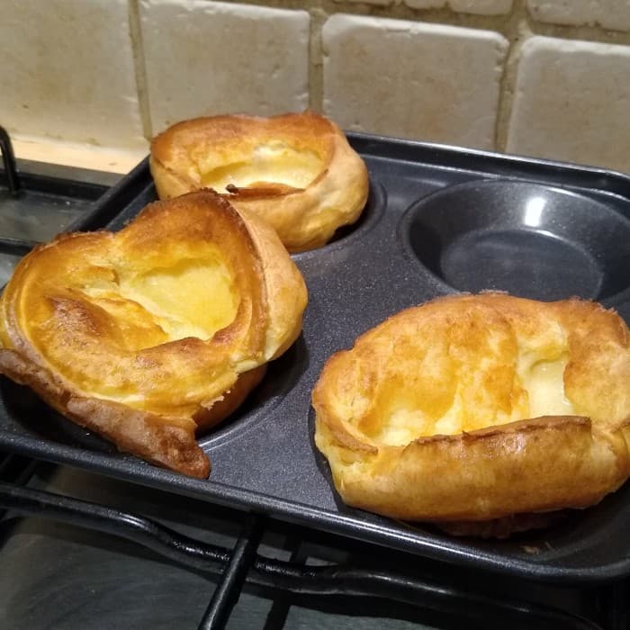 Source photograph of Yorkshire Puddings